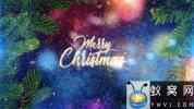 AE模板-圣诞节彩色背景片头 Christmas Greetings