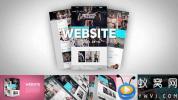 AE模板-网站介绍宣传片头 Website Promo