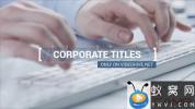 AE模板-科技感商务文字标题动画 Corporate Titles and Lower Thirds 1 2 3 Plus