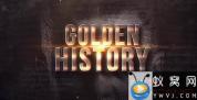 AE模板-历史事件介绍宣传片头 Golden History