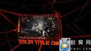 AE模板-蜘蛛网游戏视频包装片头 Spider Web Screens