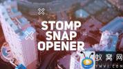 AE模板-文字图片快闪片头 Stomp Snap Opener