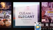AE模板-简洁幻灯片视频开场 Clean Elegant Slideshow
