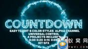 AE模板-火焰数字倒计时动画 Pyro Countdown