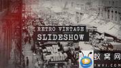AE模板-复古历史相册幻灯片开场 Retro Vintage Slideshow
