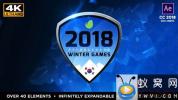 AE模板-冬奥会体育栏目包装 2018 Winter Games – PyeongChang