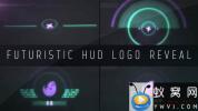 AE模板-高科技HUD Logo动画 Futuristic Hud Intro