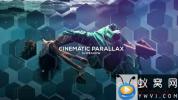 AE模板-六边形拼贴视差图片开场 Cinematic Parallax Slideshow