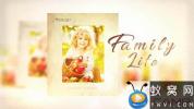 AE模板-家庭相册美好回忆照片展示 Family Life