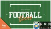 AE模板-足球游戏宣传介绍片头 Football Game Promo