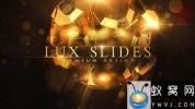 AE模板-金色背景奢华时尚人物介绍宣传片 Lux Slides