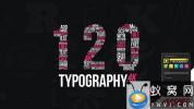 AE模板-120组运动文字排版标题动画 Kinetic Typography 4K Package