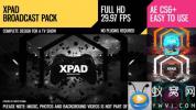 AE模板-游戏节目视频栏目包装片头 XPaD Broadcast Pack