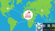 AE模板-地图路径地点连接动画 Travel Routes Maker