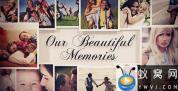 AE模板-回忆相册照片墙片头 Photo Gallery – Our Beautiful Memories