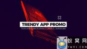 AE模板-时尚手机APP宣传动画片头 Trendy App Promo