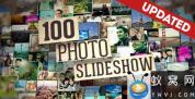 AE模板-100张图片照片墙展示片头 100 Photo Slideshow