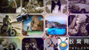 AE模板-假期旅游照片墙相册片头 Holiday Slideshow 22710224