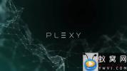 AE模板-点线粒子背景Logo动画 Plexy Logo Reveal