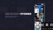 AE模板-INS时尚网络宣传包装片头 Instagram Stories