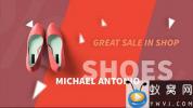 AE模板-鞋子衣服商品介绍包装片头 Market Shop Sale