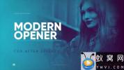 AE模板-个性化时尚视频包装片头 Modern Opener
