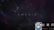 AE模板-点线背景大气视频宣传片 Amenia Trailer Titles