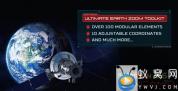 AE模板-科技感宇宙俯冲地球地点介绍展示动画 Ultimate Earth Zoom Toolkit V3.6