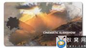 AE模板-大气水墨遮罩图片宣传开场 Inks Cinematic Slideshow