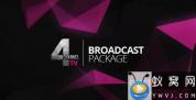 AE模板-时尚广告电视栏目包装片头 4TV Broadcast Package