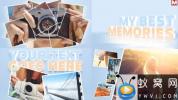AE模板-轻松欢快旅游回忆照片相册展示 Promo Photo Reveal