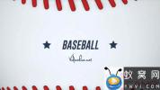 AE模板-卡通手绘棒球片头动画 Baseball Logo