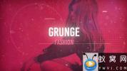 AE模板-时尚视频宣传包装片头 Grunge Fashion