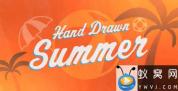 AE模板-夏天清新手绘元素动画 Hand Drawn Summer