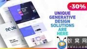 AE模板-现代时尚网站宣传片头 Premium Website Presentation Agency Promo Product Showcase