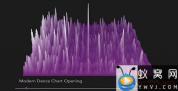 AE模板-三维音乐波形可视化动画 3D Audio Spectrum Visualizer