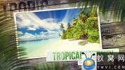 AE模板-热带之旅图片相册旅游记录包装片头 Tropical Journey Slideshow