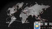 AE模板-世界地图连线动画 World Map Kit V1.1
