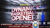 AE模板-篮球体育栏目包装片头 Dynamic Basketball Opener Intro