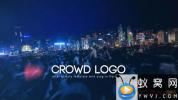 AE模板-观众欢呼Logo动画 Crowd Logo