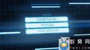 AE模板-大气科技感文字标题动画 Cinematic Titles