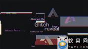 AE模板-信号损坏文字Logo动画 Glitch Logo Reveal