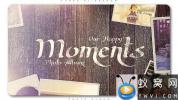 AE模板-美好回忆相册照片展示片头 Happy Moments Slideshow