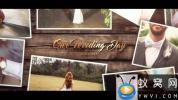 AE模板-高贵婚礼相册照片开场 Wedding Gold Slideshow