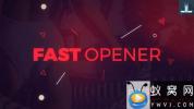 AE模板-时尚节奏感视频开场 Fast Opener