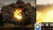 AE模板-爆炸火焰Logo动画 Explosion Logo
