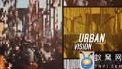 AE模板-城市生活分屏视频片头 Urban Vision