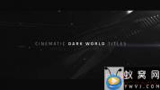 AE模板-暗黑大气三维背景文字标题宣传片开场 Cinematic Titles – Dark World