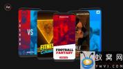 AE模板-INS网络体育视频宣传包装 Sports Instagram Stories
