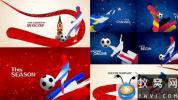 AE模板-足球世界杯包装动画片头 World Soccer Pack
